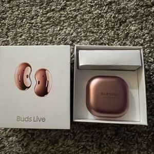 Samsung earbuds live rose gold